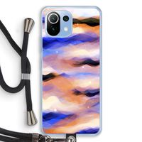 Donkere Wolken: Xiaomi Mi 11 Lite Transparant Hoesje met koord