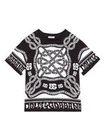 Dolce & Gabbana Kids t-shirt à imprimé Marina - Noir