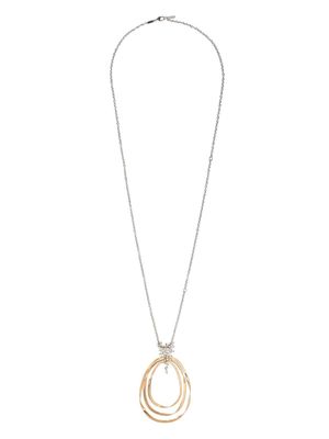 Brumani collier Maitan en or 18ct à diamants - Rose
