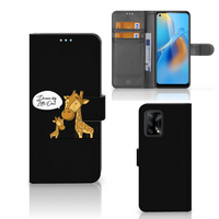 OPPO A74 4G Leuk Hoesje Giraffe