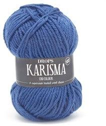 Drops Karisma Uni Colour 007 Kobaltblauw