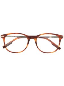 Zegna lunettes de vue à monture ronde - Orange