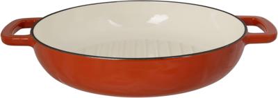 Grillpan - COSY & TRENDY - FONTESTIC - Geëmailleerd gietijzer - Ø28 cm - Geschikt voor alle kookplaten inclusief inductie - Roest Grillpan - COSY & TRENDY - FONTESTIC - Geëmailleerd gietijzer - Ø28 cm - Geschikt voor alle kookplaten inclusief inductie - Roest