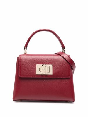 Furla sac à main en cuir à rabat - Rouge
