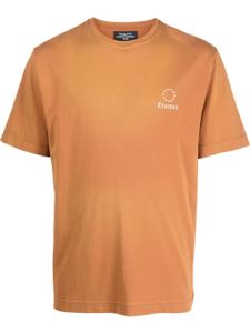 Etudes t-shirt à logo imprimé - Marron