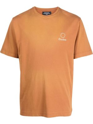 Études Studio t-shirt à logo imprimé - Marron