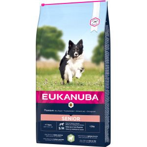 Eukanuba Senior Small Medium met lam & rijst hondenvoer 3 x 2,5 kg