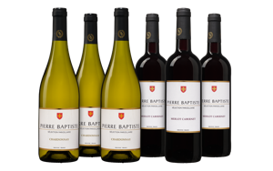 Wijnpakket Pierre Baptiste Chardonnay & Merlot-Cabernet Sauvignon