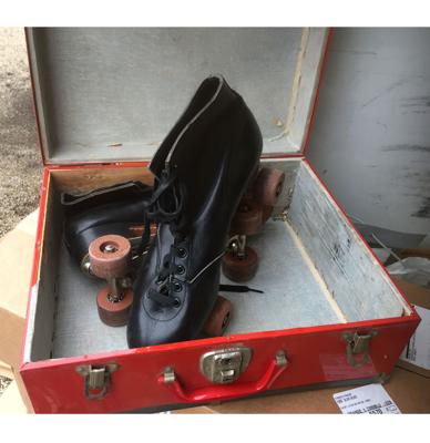 Originele Rolschaatsen Met Koffer