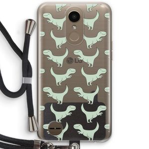 Dinos: LG K10 (2017) Transparant Hoesje met koord