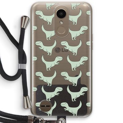Dinos: LG K10 (2017) Transparant Hoesje met koord