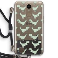 Dinos: LG K10 (2017) Transparant Hoesje met koord