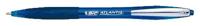 Balpen bic atlantis soft clic m blauw | 12 stuks