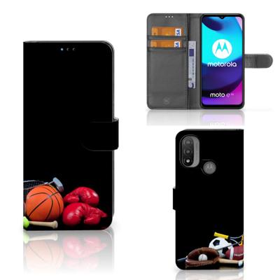 Motorola Moto E20 | E30 | E40 | Wallet Case | met Pasjes | Sports