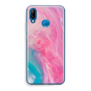 Roze explosie: Huawei P20 Lite Transparant Hoesje
