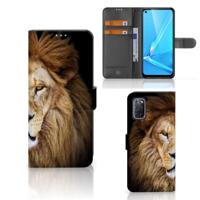 OPPO A72 | OPPO A52 | Telefoonhoesje | Met pasjeshouder | Leeuw