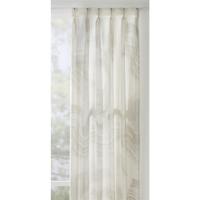 Leen Bakker - Inbetween Jolanda Beachwaves - Linnen - Polyester/Linnen/Gerecycled Kunststof - Wit - H300 Cm