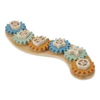 Tickit Silisoft Tandwiel Puzzel Neutrale Kleuren 4 stuks