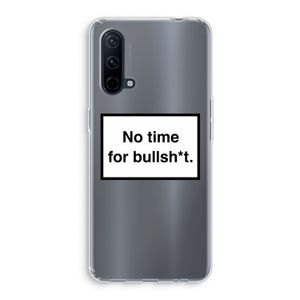 No time: OnePlus Nord CE 5G Transparant Hoesje