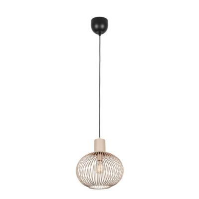 Trio Draad hanglampGila Ø 33cm - zand - 365790166
