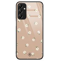 Samsung Galaxy A14 glazen hardcase - Sweet daisies Samsung Galaxy A14 glazen hardcase - Sweet daisies