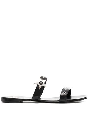 Giuseppe Zanotti sandales à ornements - Noir
