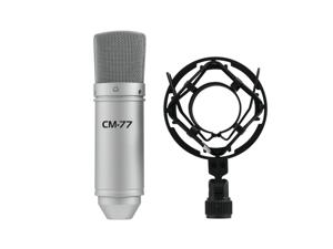 Omnitronic 13030918 microfoon Zilver Microfoon voor studio's