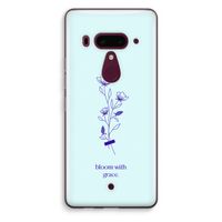 Bloom with grace: HTC U12+ Transparant Hoesje