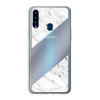 Biggest stripe: Samsung Galaxy A20s Transparant Hoesje
