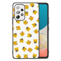 Back Case voor Samsung Galaxy A53 Katten Emojis - thumbnail