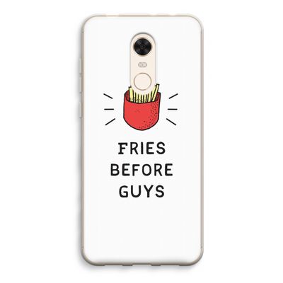 Fries before guys: Xiaomi Redmi 5 Transparant Hoesje