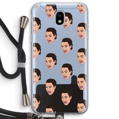 Ugly Cry Call: Samsung Galaxy J5 (2017) Transparant Hoesje met koord