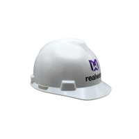 RealWear MSA V-Gard Front Brim Hard Hat with RealWear Logo - thumbnail
