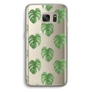 Monstera leaves: Samsung Galaxy S7 Transparant Hoesje