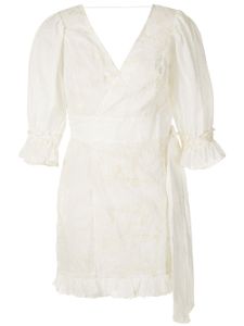 Clube Bossa robe Baron à design cache-cœur - Blanc