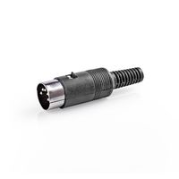 Nedis DIN-Connector | Male | Twist-On | 6.0 mm | 25 Stuks | 1 stuks - CAVC20900BK CAVC20900BK - thumbnail