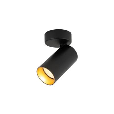 SLV Opbouwspot 1x GU10Kami zwart met goud - 1007717