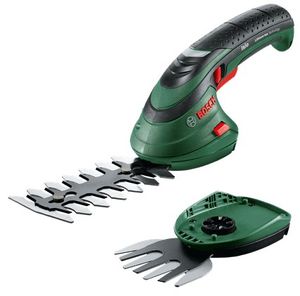 Bosch Groen Isio Accugrasschaar | 3,6 V | 8 cm + 12 cm messenset | In doos 0600833108