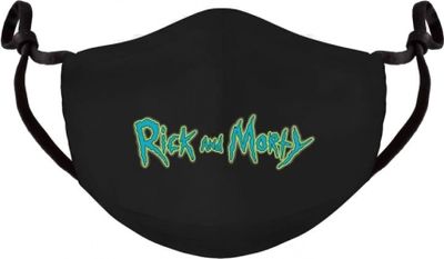 Rick and Morty - Logo Adjustable Shaped Face Mask (1 Pack)