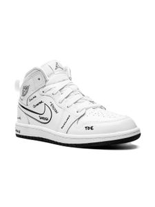 Jordan Kids baskets mi-montantes Jordan 1 - Blanc