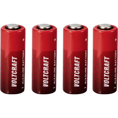 VOLTCRAFT VC-16107975 Speciale batterij 23A Button-top Alkaline 12 V 50 mAh 4 stuk(s)