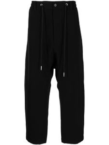 SONGZIO pantalon Square à coupe sarouel - Noir