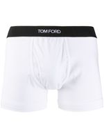 TOM FORD boxer à bande logo - Blanc - thumbnail