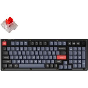 Keychron V5-C1 gaming toetsenbord 96%, RGB leds, Double-shot PBT, hot swap, Knob