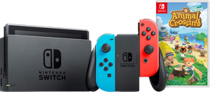 Nintendo Switch Rood/Blauw + Animal Crossing New Horizons