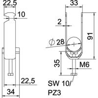 OBO Bettermann 1186223 Beugelklem 1 stuk(s)