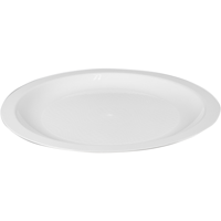 Goldplast Bord | dessertbord | Use & reuse | reusable | rond | 1-vaks | pP | Ø18.5cm | wit | 600 stuks