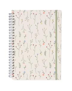 HEMA Fotoboek Plakboek Met Spiraal 32.5x23 Bloemen