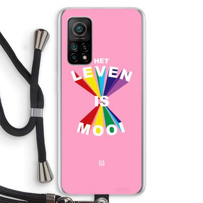 Het Leven Is Mooi: Xiaomi Mi 10T 5G Transparant Hoesje met koord