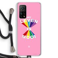 Het Leven Is Mooi: Xiaomi Mi 10T 5G Transparant Hoesje met koord